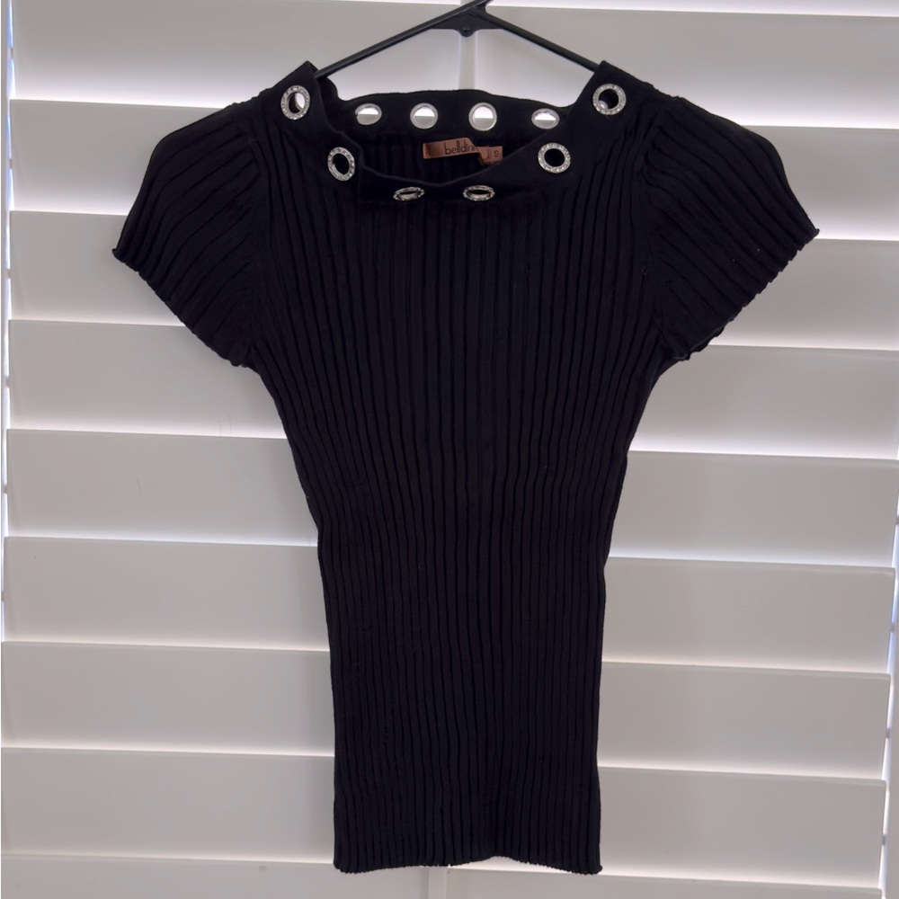 Women's Bellini Top, Blouse, Shirt/ Size S/ Color Black